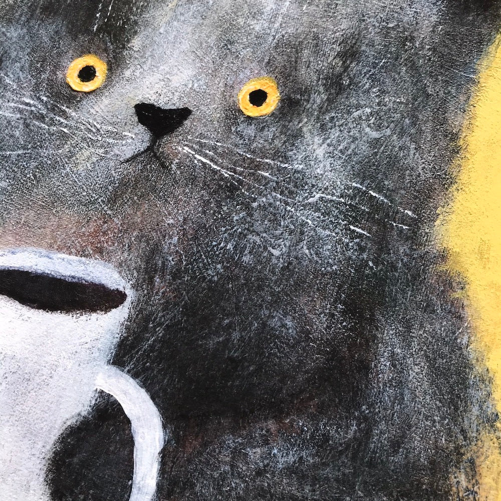 Cat in the Yellow Chair