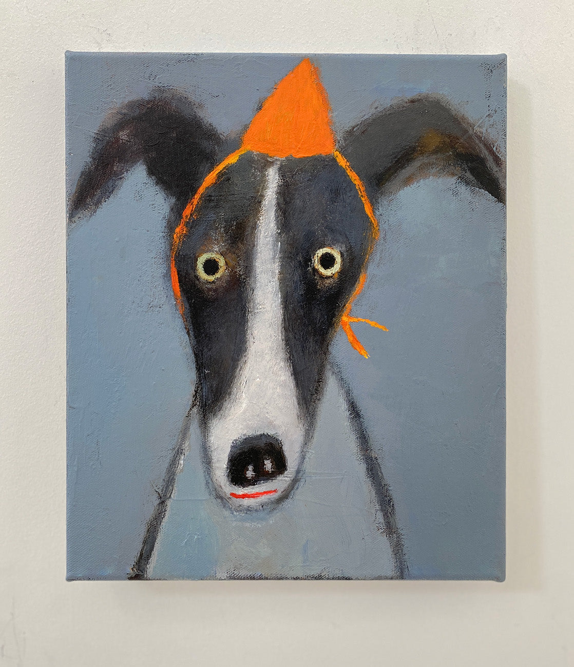 Dog in the Orange Hat – Original