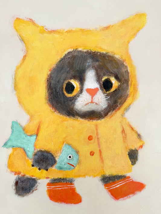 Kitten in The Raincoat – Original